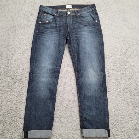 Hudson Jeans Women's Straight Leg in Dark Blue - Picture 1 of 15
